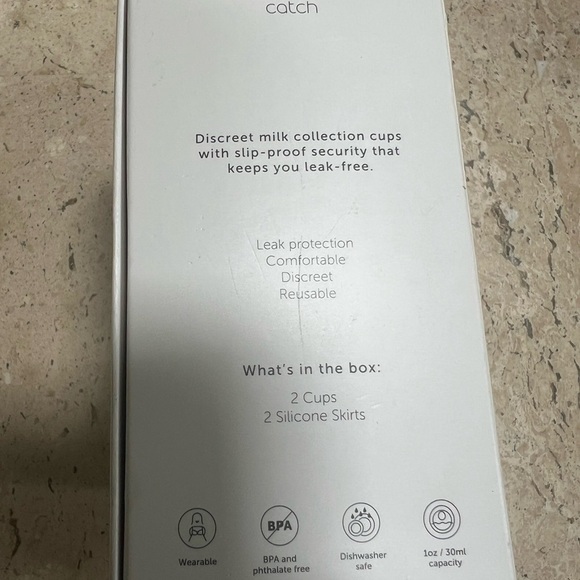 Elvie Catch Secure Milk Collection Cups 2 Cups 2 Skirts Discreet Reusable NEW - Picture 3 of 6